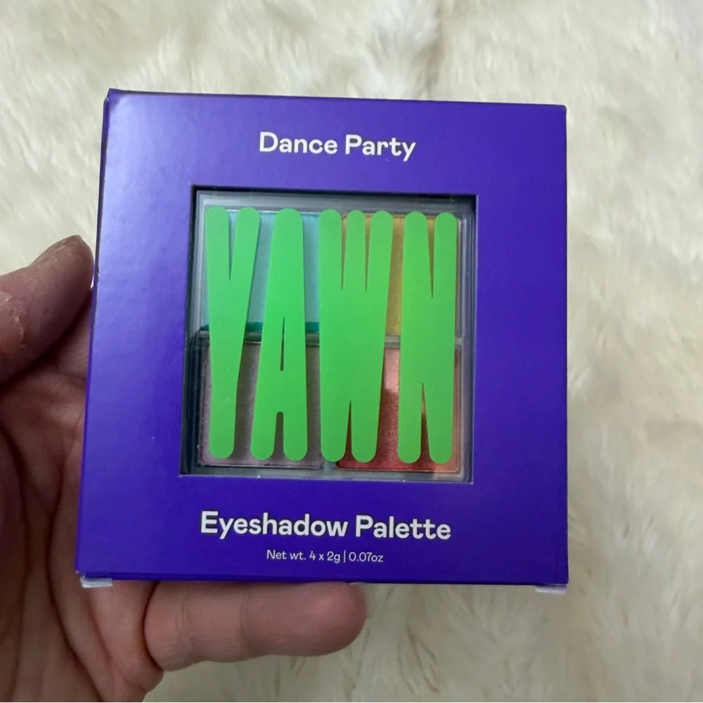 YAWN Dance Party Eyeshadow Palette brand new kids